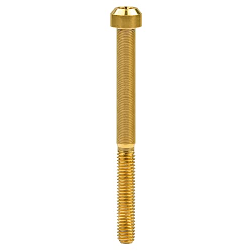 Image of Titanium Torx Square Head M6 x 10 15 20 25 30 35 40 45 50 60 65 70 80mm Screw Pack of 5 (Gold, M6x70mm)