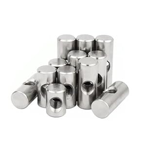 Zoapdebce ZOAPDEBCE Zylindermuttern 10 Stück Edelstahl