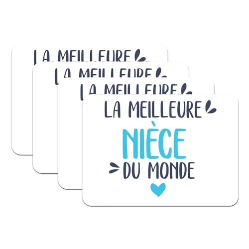 Sets de table La Meilleure Nièce du Monde : protégez votre table avec le dessous caoutchouc - 2