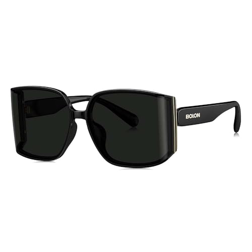 BOLON Women Oversized Wrap-around UV400 Sunglasses BX5005 Nostalgia 63mm