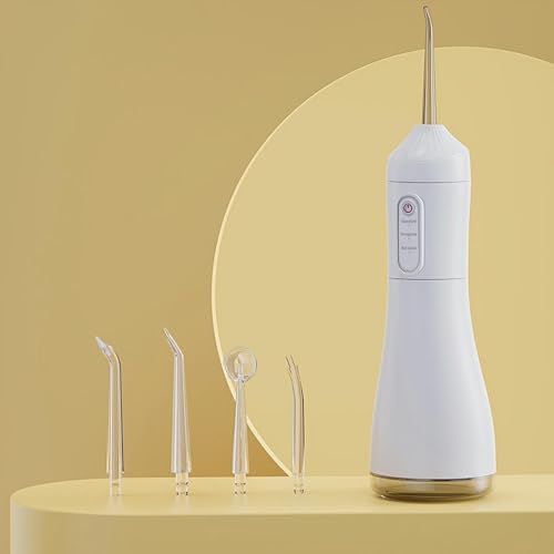 ZBDZSW Irrigador bucal Hilo Dental y línea de Agua Fina de 0,5 mm, Recargable por USB, sin Perfume, Ideal para la Limpieza de Dientes.