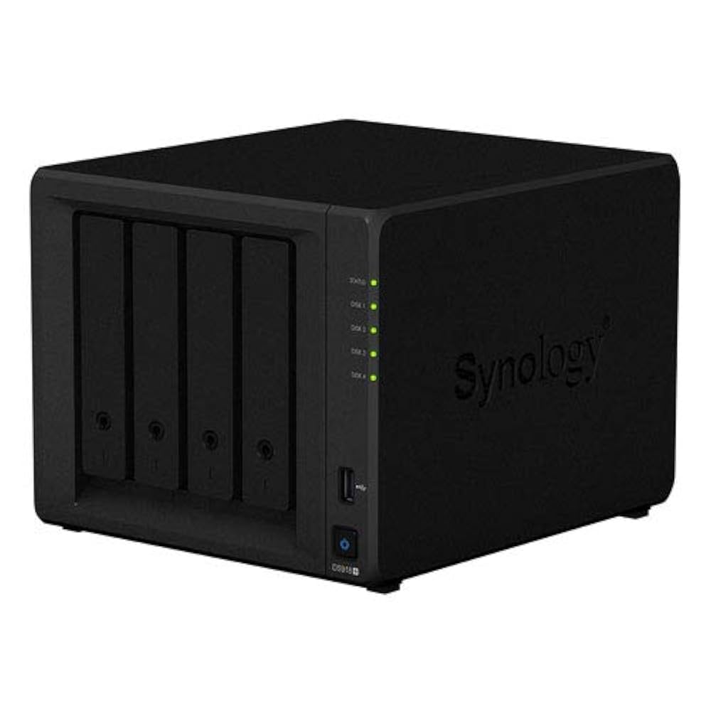 【美品】Synology DiskStation DS920+/JP 4ベイ Amazon | Synology ビジネス向け 4ベイオールインワンNASキット