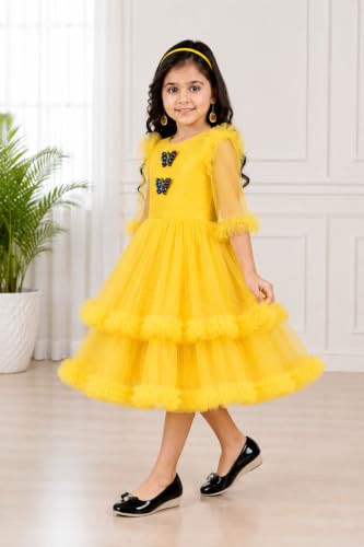 Image of KJD Girls Below Knee Party Dress