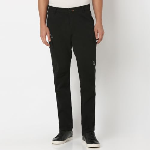 Image of Spykar Men's Regular Cargo Pants