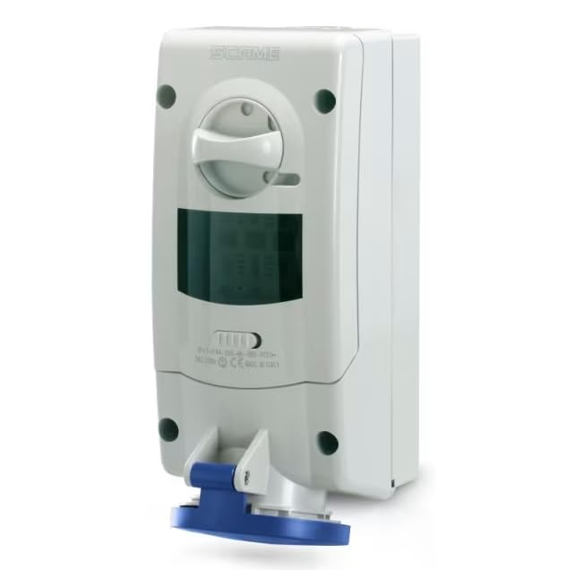 Scame advance2 – Base/S enclavamiento porta-fusibile IP44 3 poli + neutro + terra 16 A 9H compatta