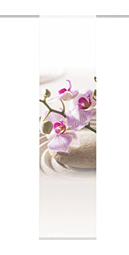 Home Fashion 87250-731 Crawley - Panel japonés (245 x 60 cm, Aspecto de Seda, impresión Digital), Color Fucsia