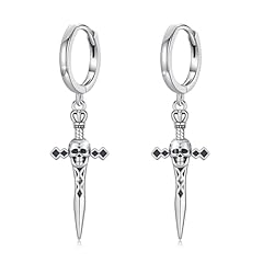 D1-Sword Skull Earrings