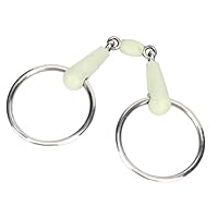 Ezweiji Pferdemaulgebiss Apfelgeschmack Professionelles Trensengebiss Aus Edelstahl Für Die Ausbildung Von Pferden Ausrüstung (Gummibeschichtetes Pferdegebiss)