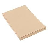 TOPBATHY 100 hojas Papel Kraft Vintage Rayadas para Escritura y Notas Estacionario de Carta Retro para Cartas y Proyectos Creativos Superficie Suave para Caligrafía y Bocetos