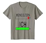 Mama Papa Akku Leer Shirt Kind Akku Voll Fun HOT