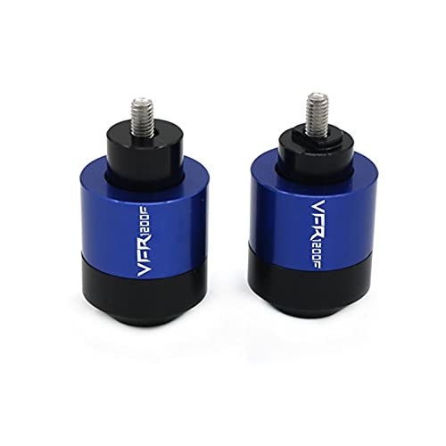 Lenkergriffe Bar Ends Handgriffstecker Slider Endkappen Für Honda VFR1200F VFR1200 F VFR 1200F 2012-2017 Motorradzubehör (Color : Blue)