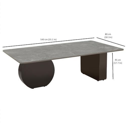 Image of Wakefit Center Table | 1 Yr Warranty | Coffee Table for Living Room Wooden, Tea Table for Living Room Wooden, Sofa Table, Free Installation from Brand, Modern Multi-Functional & Wobble-Free(Typica)