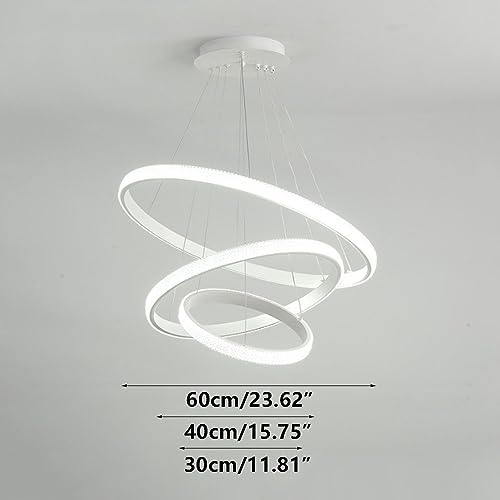 Éclairage suspendu à intensité variable LED 48W pour salon sombre - 3