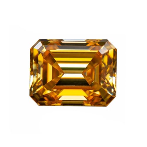 Moissanite taille émeraude VVS1, illuminez vos soirées et votre quotidien avec élégance
