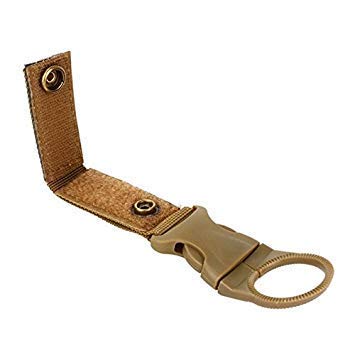 GlobalNiche® Duan FA Military Nylon Webbing Buckle Hook Water Bottle Holder Clip EDC Climb Carabiner Belt Backpack Hanger Camp Color
