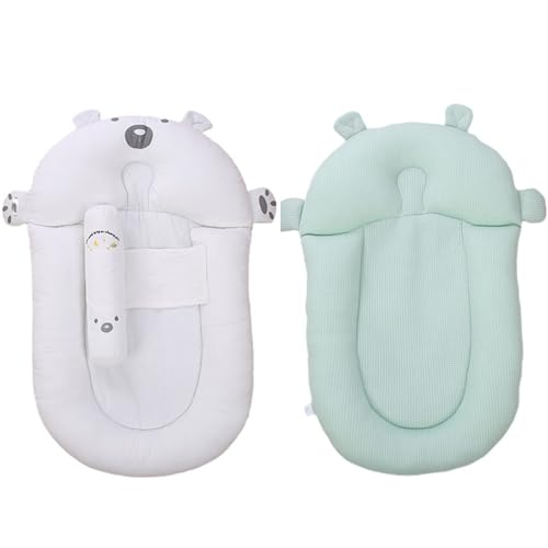 Image of Baby Lounger Baby Nest Infant Breathable Two-Sided Cotton Cartoon Sleeping Beds for Newborn Organic Lounger