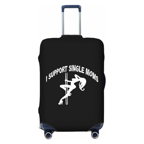 I Support Single Moms Travel Luggage Cover Suitable for 18-32 Inch luggage