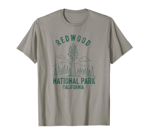 Redwood National Park Crescent City California Souvenir T-Shirt Redwood National Park Crescent City California Souvenir T-Shirt
