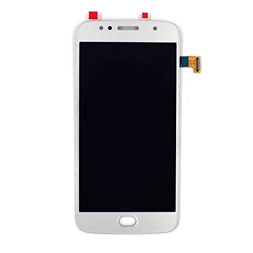 Image of LCD Screen Display with Digitizer Touch Panel Without Bezel Frame Compatible with Motorola Moto G5S XT1793 XT1794 XT1792(Silver)