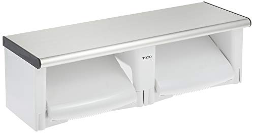 TOTO 二連紙巻器 棚付き(ステンレス) 樹脂製 YH702