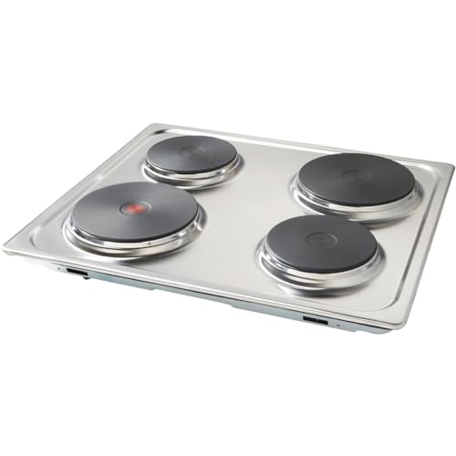 PKM Einbauherdset BIC3-I KP IX-2/2 55 Liter Garraum | 3 Backofen Funktionen | Ober- und Unterhitze | 7900 Watt | 1 Blitzkochplatte | Edelstahlblende | Fettpfanne & Grillrost