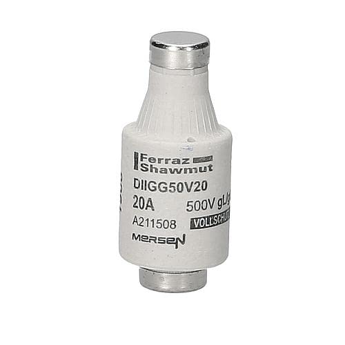 Produktbild Mersen 597.0207 Diazed- Sicherungseinsatz DII 20A, E27