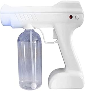 Handheld Nano Atomizer Electric Sprayer 800ML Wireless ULV Electric Sprayer - Electric ULV Sprayer - Portable Blue Light Nano Steam Spray Gun Disinfection Household Office Home and Car