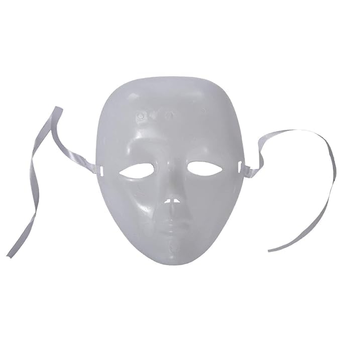 JAGMOOLYA PRODUCTS Face Masks for Halloween Parties Annual Day Celebration (BLANK FACE MASK) PACK OF 1-image-29