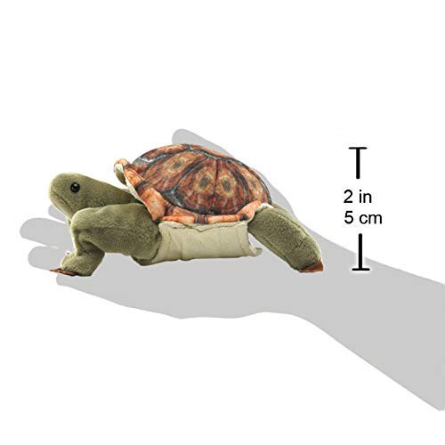 Folkmanis Mini Tortoise Finger Puppet, Multicolor - Image 3