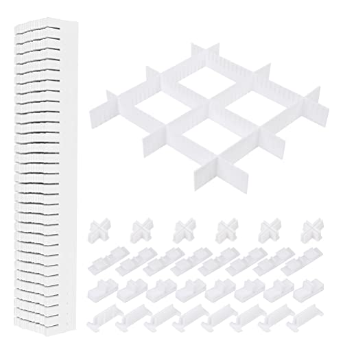 10 Sets Schubladen Organizer Aufbewahrungs Schubladenteiler Verstellbare Schubladen Separatoren Schubladeneinteiler Schubladenteiler Schubladenraster Trennwand für Schlafzimmer Kommode Schrank Büro