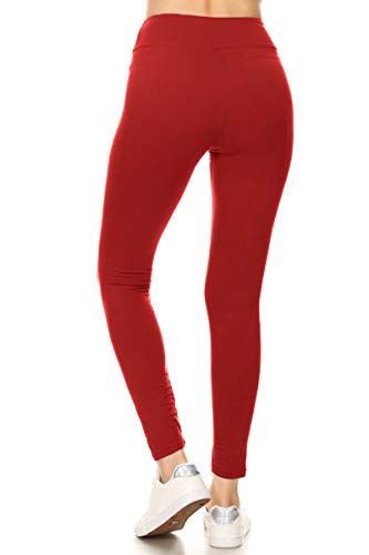 Image of Leggings Depot High Waisted Leggings for Women Buttery Smooth & Soft Women's Solid Yoga - Reg, Plus, 1X3X, 3X5X