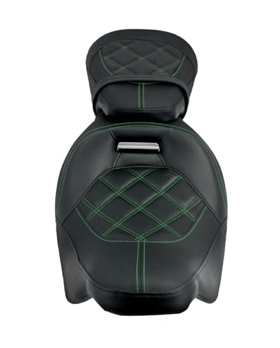 Cojín delantero de cuero para asiento de motocicleta Touring Road King Street Glide FLTRX