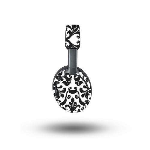 Image of MightySkins Skin Compatible with Bose QuietComfort Ultra - Black Damask | Protective, Durable, and Unique Vinyl Decal wrap Cover | Easy to Apply, Remove, and Change Styles