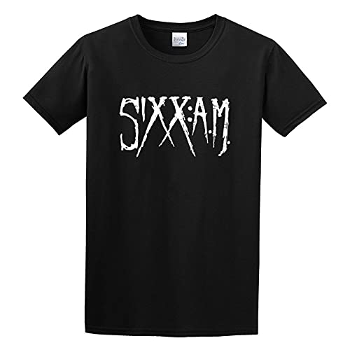 Photo de DEVELL Sixx:A.M. Nikki Sixx College Cotton Shirt Men's T Shirt Black M