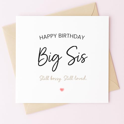 MissDaisy-Funny Big Sister o[Xf[J[h Still Bossy Still Loved - Z탆[AO[eBOJ[h | v~A 300gsm J[hXgbN 5.7x5.7C` ` | t | o