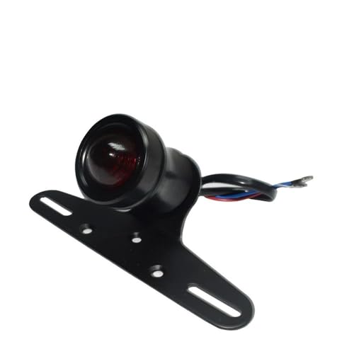 Clignotant moto multifonction et feu stop étanche avec support plaque