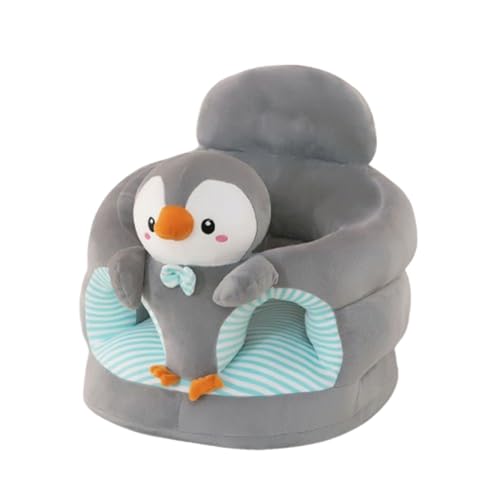 Image of Generic Baby Sit Up Chair Cartoon Animals Plush Sofa Chair Toddler Baby Learn to Sit (12)