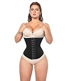 Forma Tu Cuerpo, Faja Colombiana, Waist Trainer Cincher Latex Shapewear Back and Abdominal Control-L