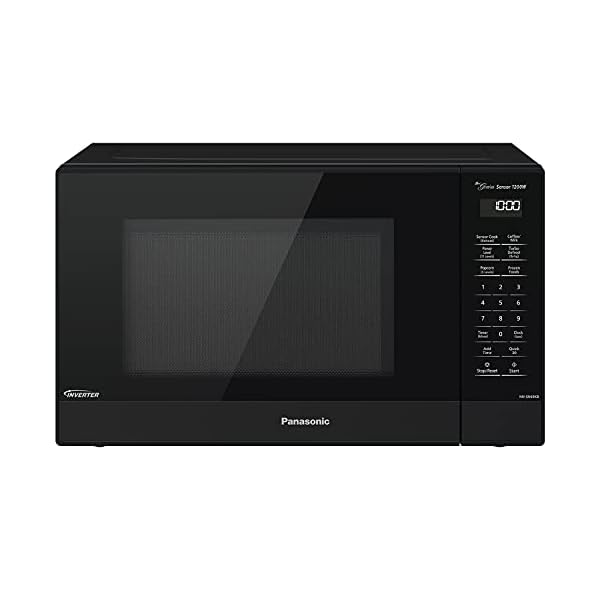 Panasonic Nn Sn65kb Microwave Oven With Inverter Technology 1200w 12 Cuft Small Genius Sensor One Touch Cooking Popcorn Button Turbo Defrost Nn Sn65kb Black