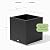 Veradek Block Series Cube Plastic Planter - Large Square Planter for Indoor or Outdoor Patio/Garden | Durable All-Weather Use with Drainage Holes | Modern Décor for Tall Plants, Trees, Flowers