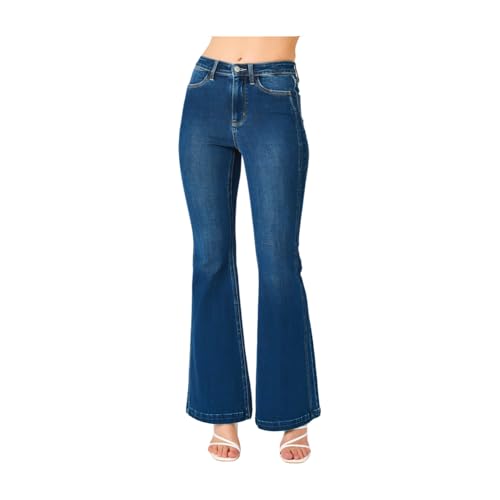 Judy Blue High Rise Side Seam Detail Flare Jeans2