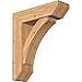 Ekena Millwork BKT0806X26X30THR06SWR Thorton Slat Smooth Bracket w/Offset Brace, Western Red Cedar
