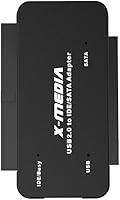 Vista 4 de X-MEDIA XM-UB2235S Convertidor de adaptador USB 2.0 a IDE SATA Lector/adaptador de disco duro externo Compatible con unidad de disco duro