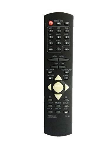 Image of LipiWorld VC121 2 in 1 VSR200A VSR200C CRT TV Universal Remote Control Compatible for 200C 2IN1 VIDEOCON TV