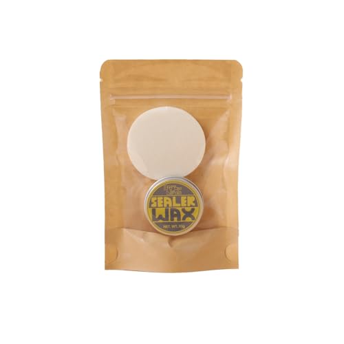 BOOWAN NICOLE 10ML Jesmonite Wax Lebensmittelechtes Beton Gips Stein Versiegelungs Wachs Wasserfestes Wachs Set Zementarbeiten Carnaubawachs mit Tüchern für Handgefertigte Fertigkeiten