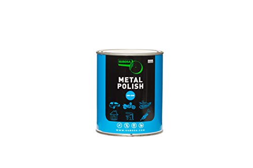 Pulimento Abrillantador Metal limpiador Pulidor y Limpiador de Oxido y Metales para Acero Inoxidable Aluminio Cromados Cobre Laton Automocion Facil Aplicacion Alto Rendimiento 1L GUBOSA