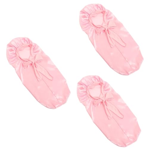 Streamer bonnet de nuit long Housoutil anti-frisottis en satin soyeux