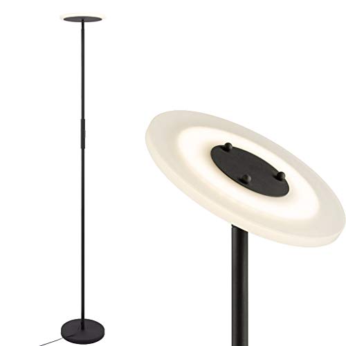 Lampada da terra Lampada Lampada da terra a LED luminosa eccellente Alto Torchiere Standing moderna Pole Light for Living Locali Camera Uffici dimmerabile Uplight for la lettura di lampade da terra H6