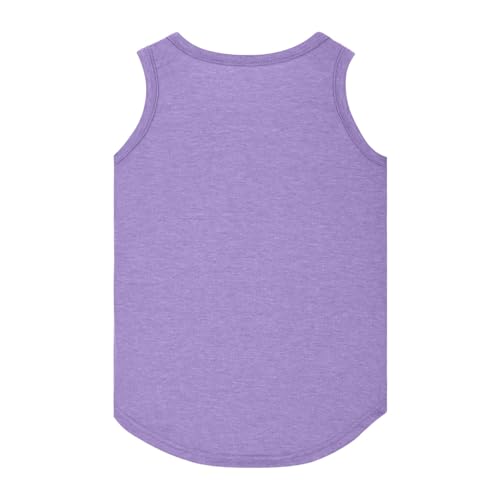 Kids Girls Flowy Tank Tops Solid Loose Sleeveless Square Neck Curved Hem Soft Tees Summer Comfy Soft Casual Shirts3