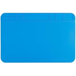 Alfombrilla Soldadura Resistente al Calor Antiestática Estera de Plataforma de Reparación de Silicona para Móvil Electrónica Relojes